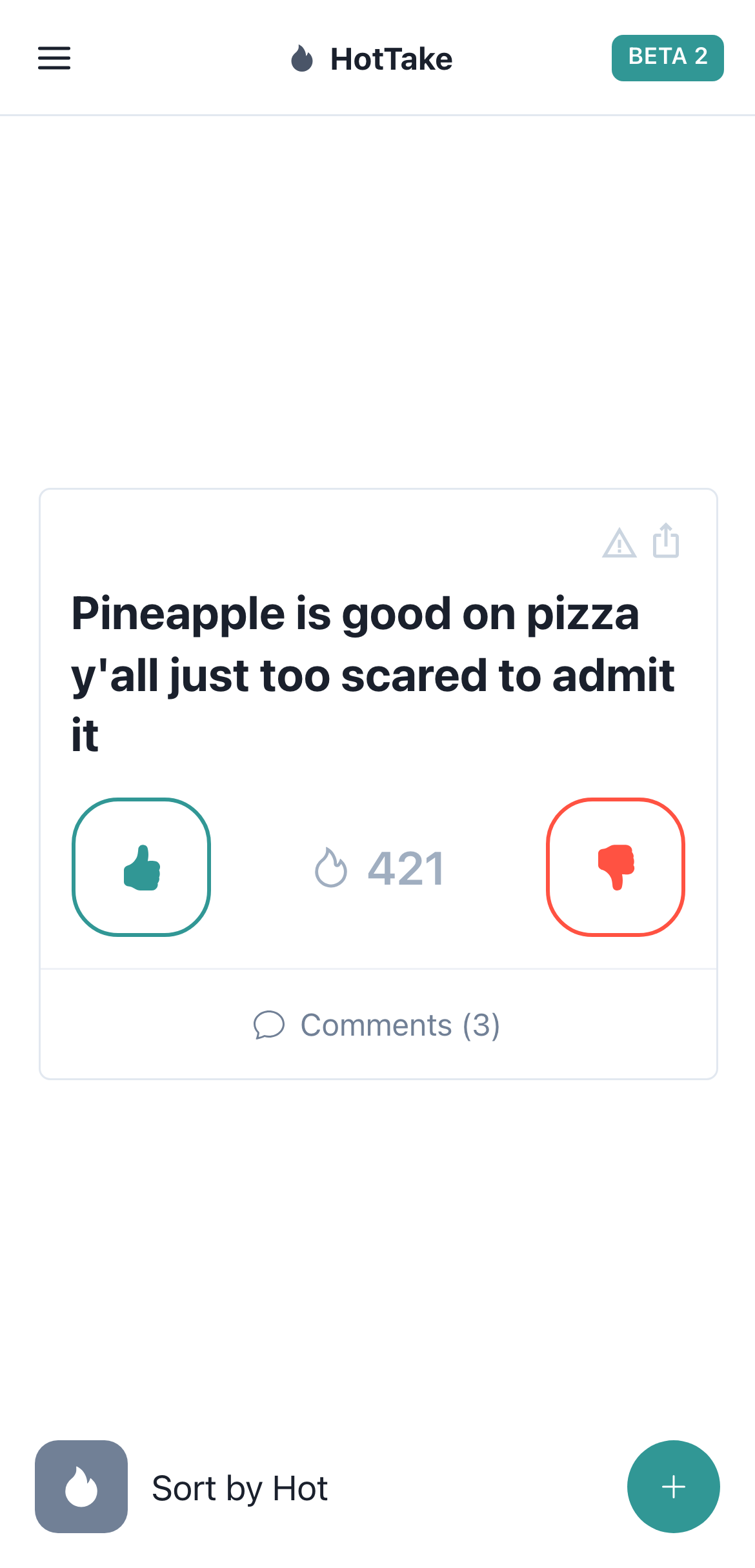 HotTake screenshot