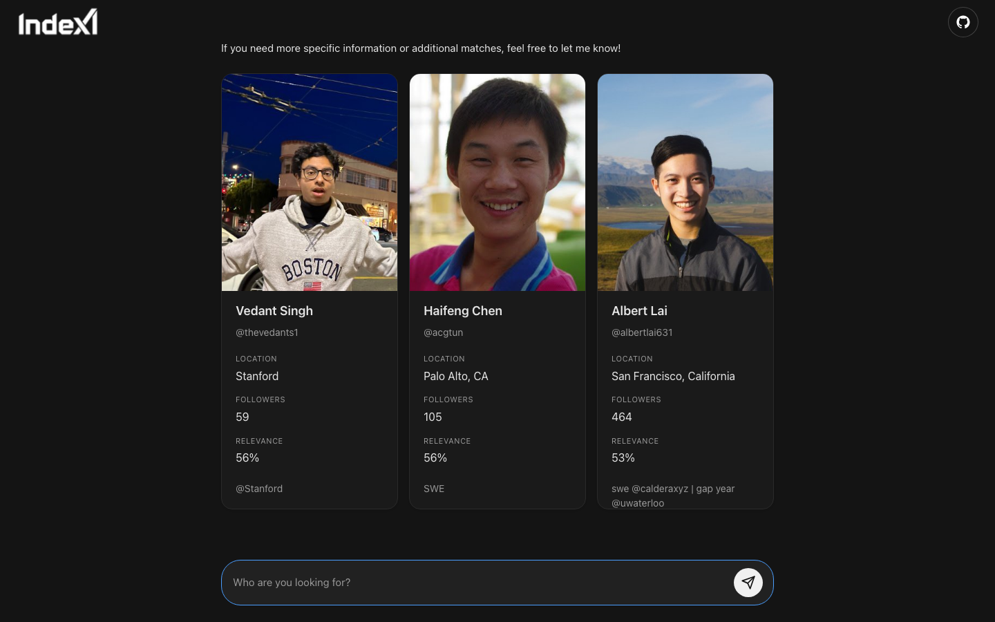 IndexAI screenshot